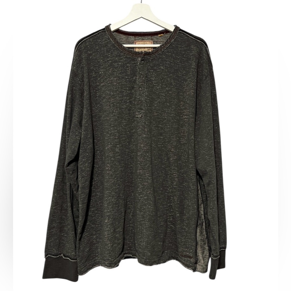 JEREMIAH American Legacy Long Sleeve Henley Top